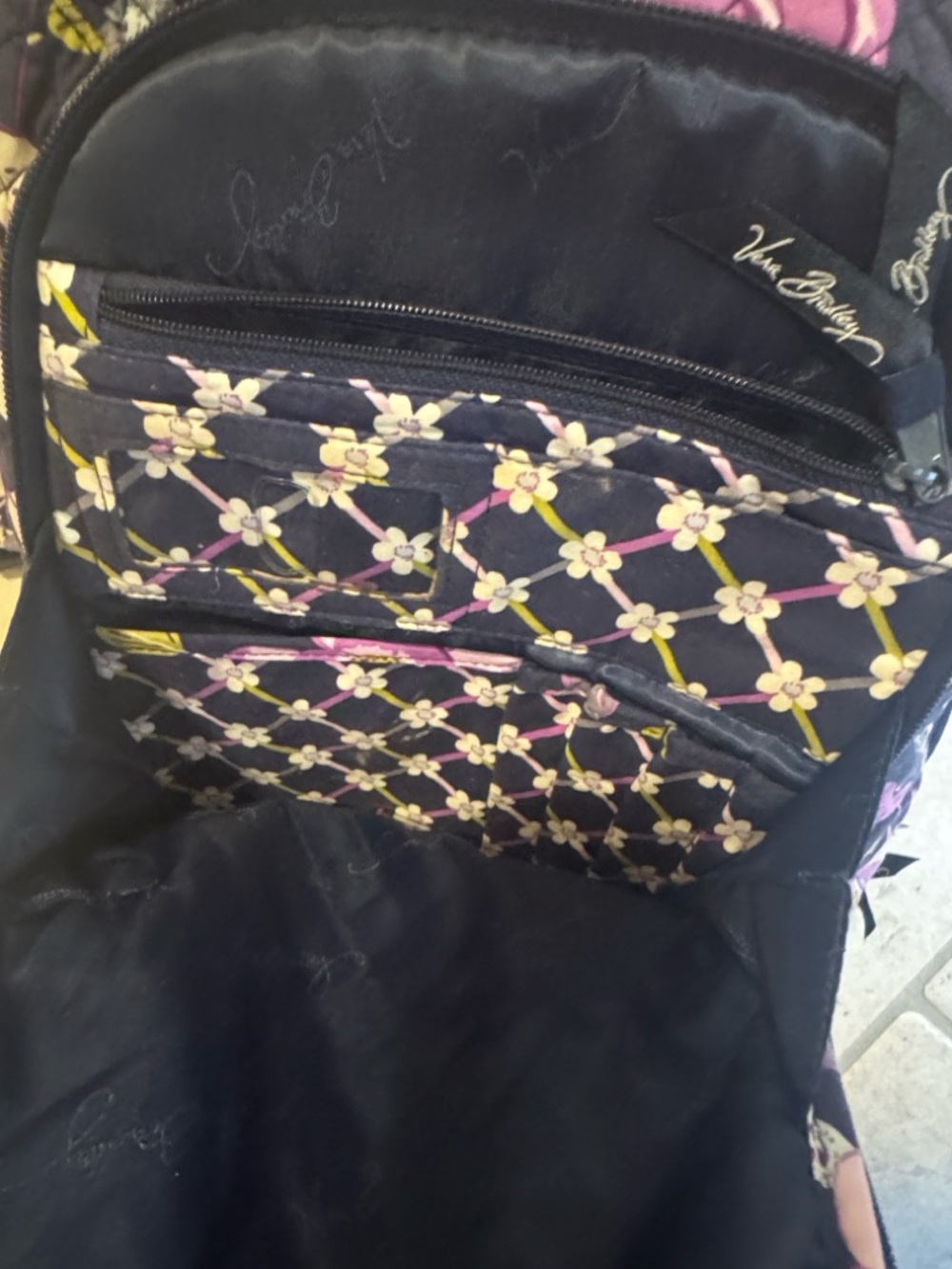 Bradley Campus Backpack in Nightingale floral print RETIRED PATTERN - Picture 9 of 9